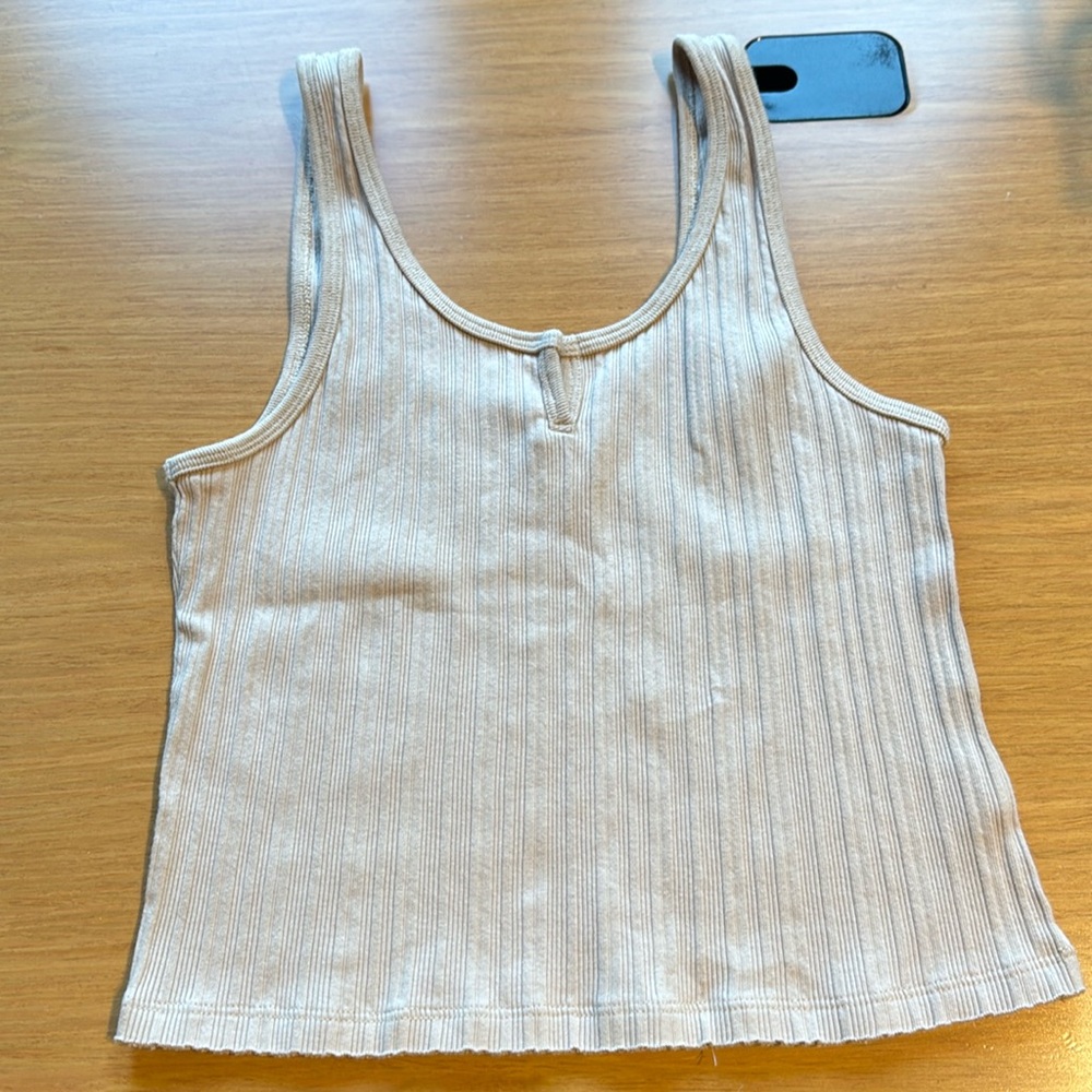 AERIE SMALL TANK TOP CROPPED